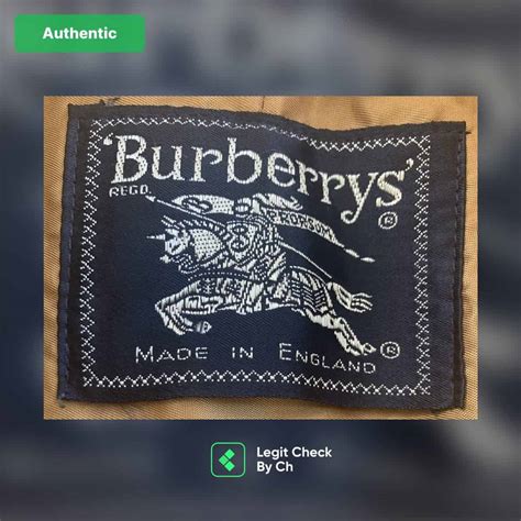 fake burberrys logo|authentic burberry tag.